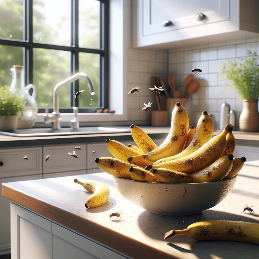 Sådan slipper du af med bananfluer - 7 praktiske råd